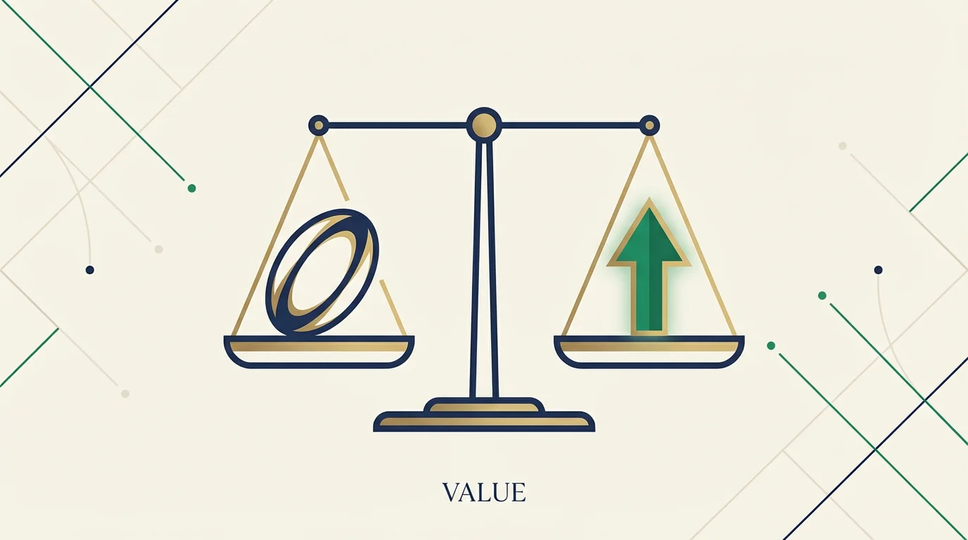 Concept de value betting pour les paris rugby analyse de valeur